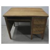 Solid American Maple Secretary Desk See Info