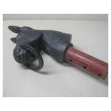 Vtg Cast Iron Horse Head Hitching Post 16.5'