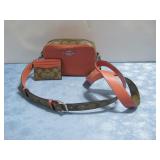 Authentic Coach Handbag & Credit Card Wallet