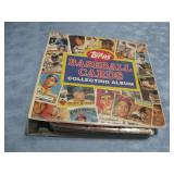 Vtg Topps MLB Baseball Cards Album W/Cards