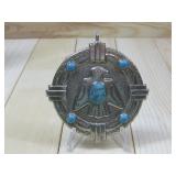 Bell MFG Rt.66 NickelSilver Pendant Hallmarked