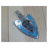 Sterling Silver Bear & Paw Print Arrowhead See