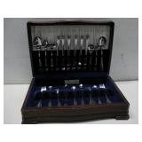44pc Set Rogers Silver Plume Stainless See Info