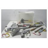 Shelving Brackets, Wrenches, Knives & More