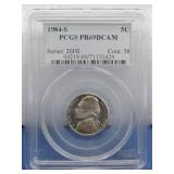 Graded 1984-S 5 Cent PCGS PR69 DCAM Series See