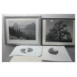 Two Framed Ansel Adams Print Art See Info