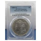 Silver Morgan Dollar 1884-O PCGS Graded