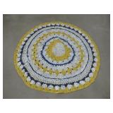 Mandala Style Crochet Stitch Rug 40' Round