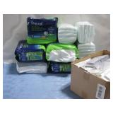 NIP Underwear Depends, Gloves & More