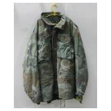 Vtg Military Issued Camo Jacket & Liner Sz Small R