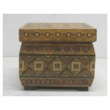 Woodcrafted Polish Box W/Key See Info