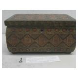 Woodcrafted Polish Box W/Key 12' x 8' x 6.5'