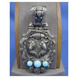 Sterling Silver SW Style Pendant W/Horses 49G