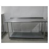 Stainless Steel Prep Table 6' x 3' 1' x 30'