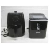 Chefman Air Fryer & Igloo Ice Maker Both Power On