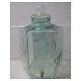Vtg Glass Drink Dispenser Made In Italy 20' Tall