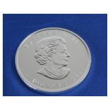 Canada 5 Dollars .9999 Fine Silver 1 oz Coin