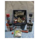 Assorted Spray Paints, White Lithium Grease & More