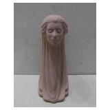 Handpainted Ceramic Star Gazer Statue 14.5'