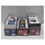 Three Assorted 1:24 Scale Stock Cars See Info