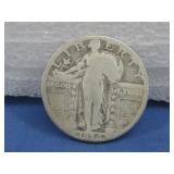 Silver 1926 Quarter Dollar Standing Liberty