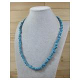 Howlite Turquoise Beaded Necklace