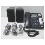 A T &T 2-Line Telephone & RCA ModelRT2380BK See