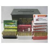 Military Ammo Box W/160 Rounds Of 30-06 Ammo