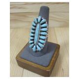 Navajo Davin Benally S.S. Turq Cluster Ring