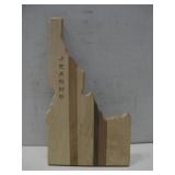 Wooden Idaho Shaped Cutting Board 9' x 15.5' See