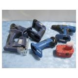 5 Drill Master Power Tools & Battery Untested See