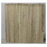 Thirteen Cedar Fencing Planks 5.5' x 6'