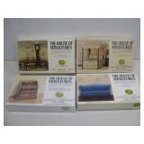 4 Vtg House Of Miniature Dollhouse Furniture Kits