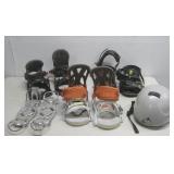 Various Snowboard Bindings, Helmet & More See Info