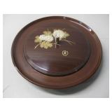 Vtg Japanese Lacquer Center Bowl & Lid