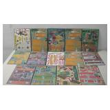 10 Vtg Buildable Postcard Model Airplanes See