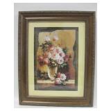 15.5" x 19.5" Framed Floral Print