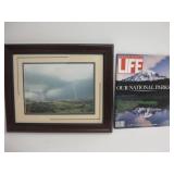 16.5" x 13.5" Framed Photo & Life Magazine