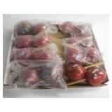 16 Hand Painted Mexican Maracas - Most NIP