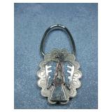 Nickel Silver Southwest Key Chain - Stamped Bennet