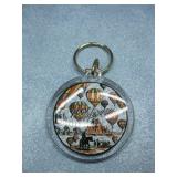 2" Diameter New Mexico Key Chain