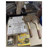 TENNIS RACKETS COLORING PADS BOOK THE FAB 60s CD