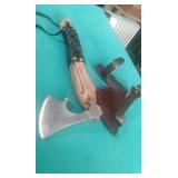NEW 12' LONG ETCHED HATCHET WITH SHEATH