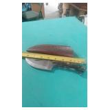8' LONG DAMASCUS STEEL KNIFE WITH SHEATH