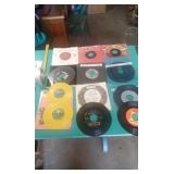 ELEVEN 45 RPM VINTAGE RECORDS