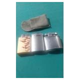 THREE BUTANE LIGHTERS SEE DESCRIPTION