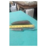 8' LONG CARBON STEEL KNIFE WITH SHEATH