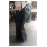 51' TALL 1 FT SQ BAG WITH WHEELS ZIPPER IS GOOD