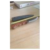 8.5' LONG CARBON STEEL KNIFE WITH SHEATH