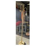 MID CENTURY MODERN LAMP NO SHADES